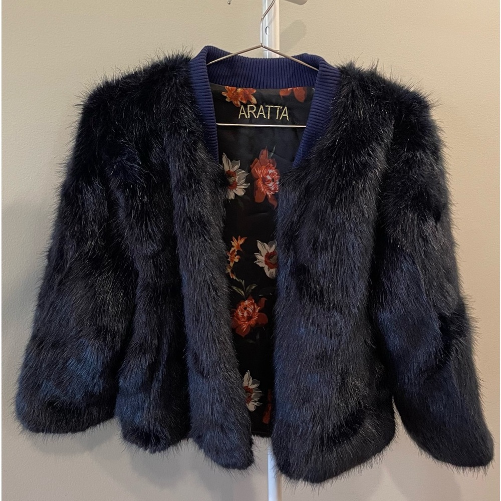 Cropped Fur Jacket